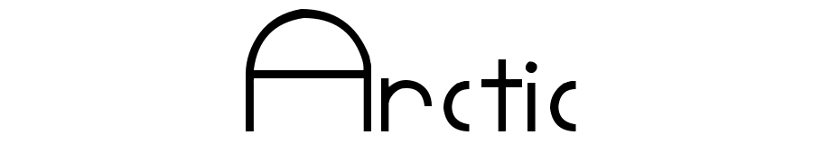 Arctic Yazı tipi ücretsiz indir
