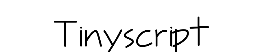 Tinyscript Fuente Descargar Gratis