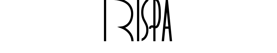 Rispa cкачати шрифт безкоштовно